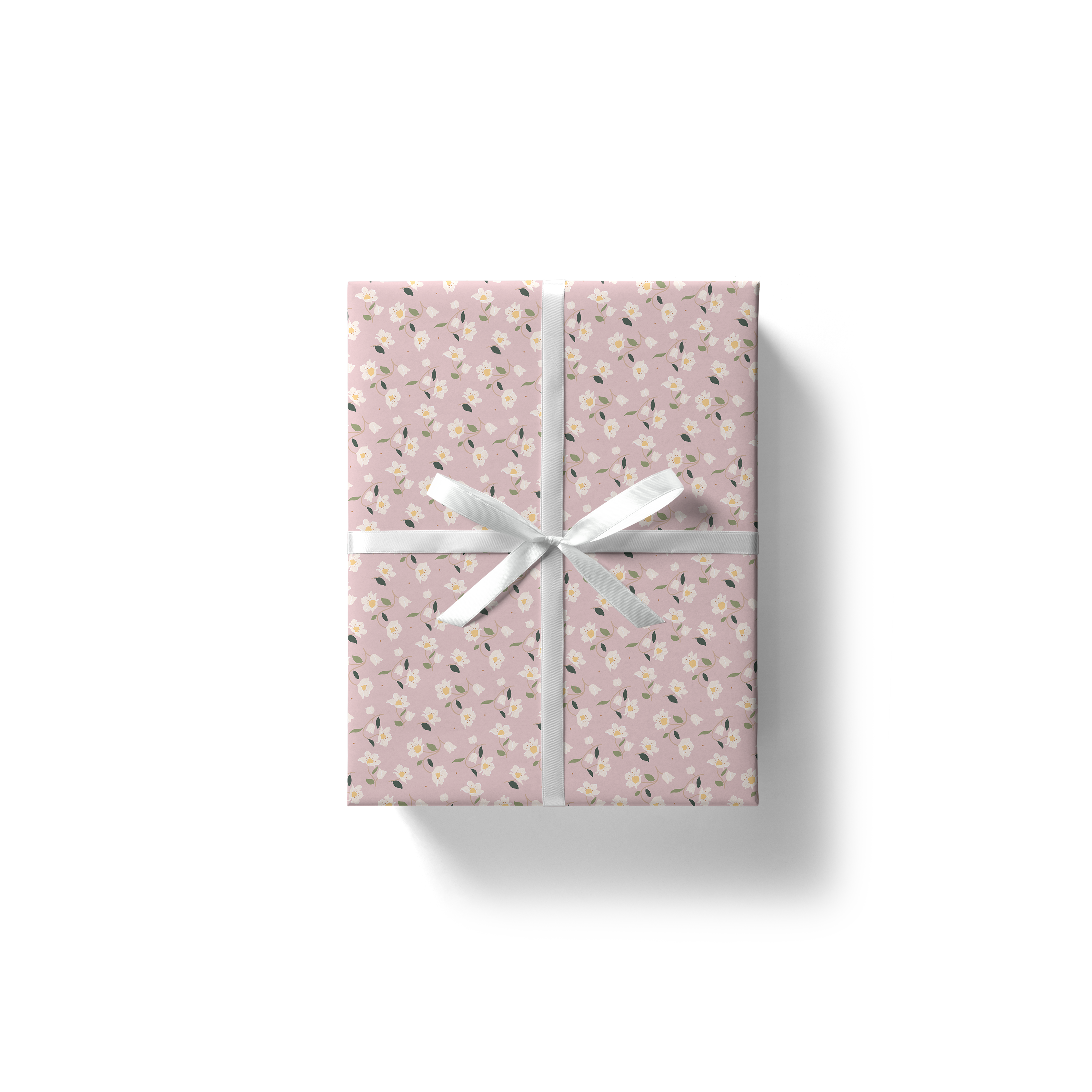 Gift Wrap  Flower Check – Pigment