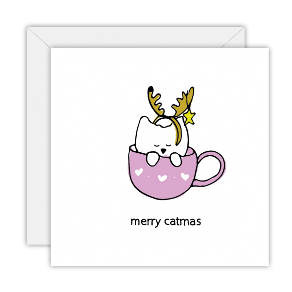 Catmas Range - Cat in a cup